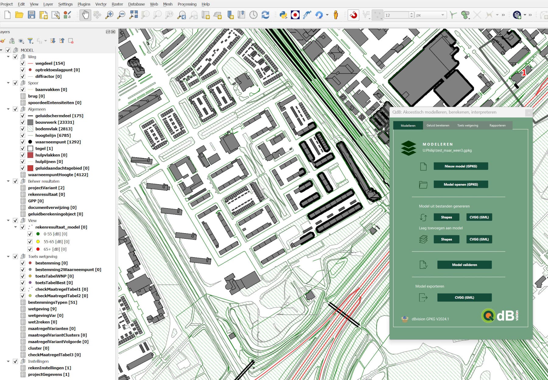 QGIS Plugin for Acoustic Consulting preview
